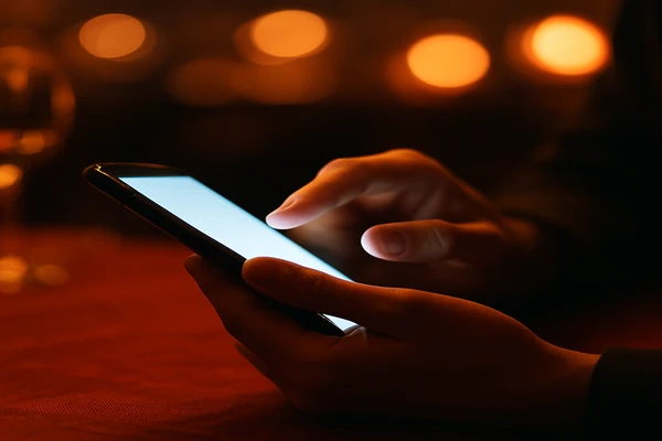 হাতের স্মার্টফোন নিয়ে একজন ব্যবহারকারী ডিজিটাল প্ল্যাটফর্মকে সহজ ও স্বাচ্ছন্দ্যে ব্যবহার করছেন